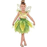 Suit Yourself Classic Tinkerbell Halloween Costume for Toddler Girls, Includes Wings
