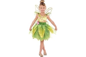 COSTUMES USA Suit Yourself Classic Tinkerbell Halloween Costume for Toddler Girls, Includes Wings