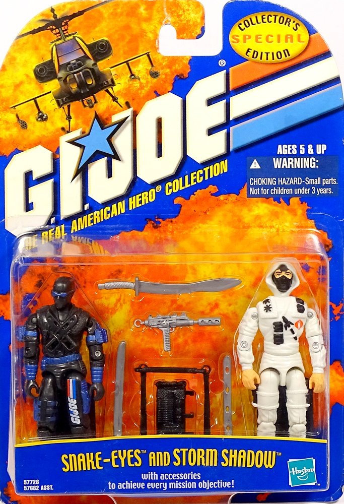 Snake Eyes and Storm Shadow GI Joe The Real American Hero Collection 2-Pack