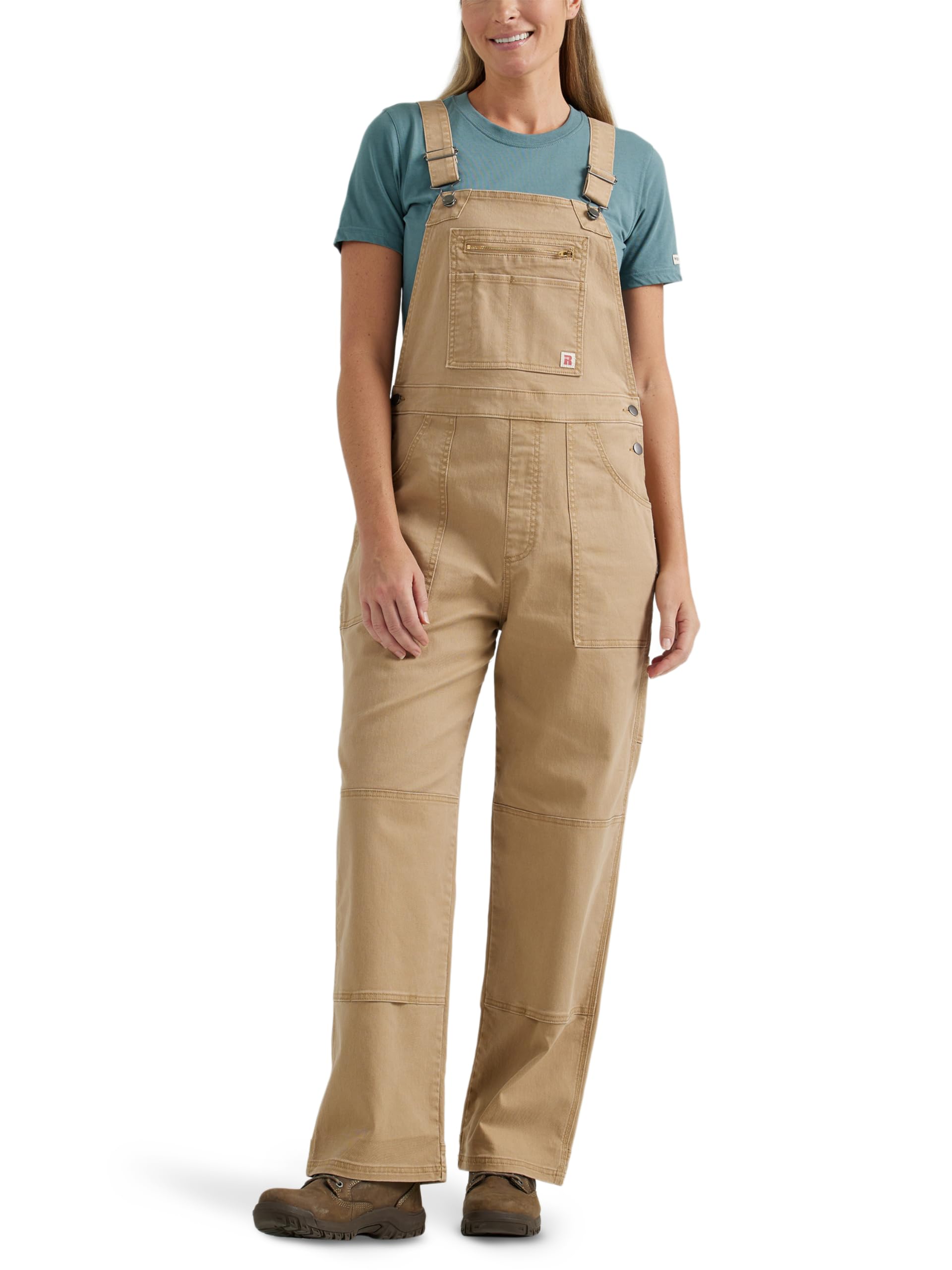 Wrangler Riggs Workwear Women’s Work Overall, Tigers Eye, X-Large Short