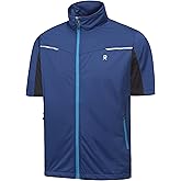 Little Donkey Andy Men's Lightweight Softshell Vests Short Sleeve Jackets for Golfing Hiking Running