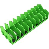 HURRICANE Plier Organizer Rack, 10-Slot Pliers Cutters Organizer Rack with Non-Slip Rubber Base, Keep Pliers Organized in Too