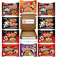 Samyang Buldak Hot Spicy Chicken Ramen Noodle Korean Stir-Fried Ramen (10, Habanero Lime (1), Tom Yum (1), 2X Spicy (2), Original (2), Yakisoba (2), Stew (2))
