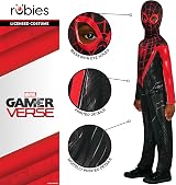 Rubies Official Spiderman Miles Morales Gamerverse Child Costume 5-6 Years view 4