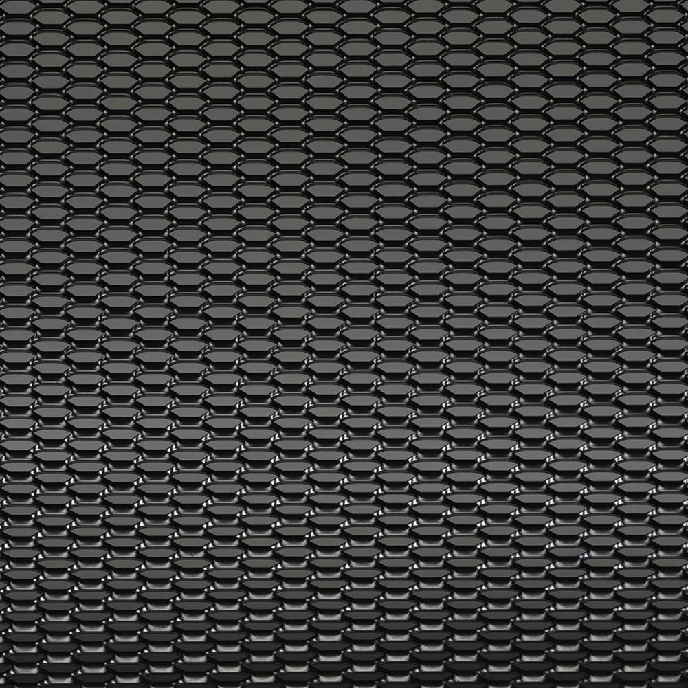AUTO-STYLE AutoStyle Race mesh aluminum black - honeycomb design 12x6mm - 125x25cm