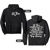 Let Them 2 Sided Tee Self Love Tee Motivational Pullover Hoodie