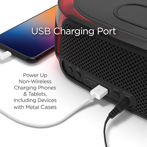 Amazon Ihome Led Lamp Wireless Charging Amazon Echo Radio With