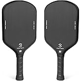 Pickleball Paddles T700 Raw Carbon Fiber Set of 2 with Pickleball Covers, Pickleball Paddles Professional for Men Women USAPA Approved