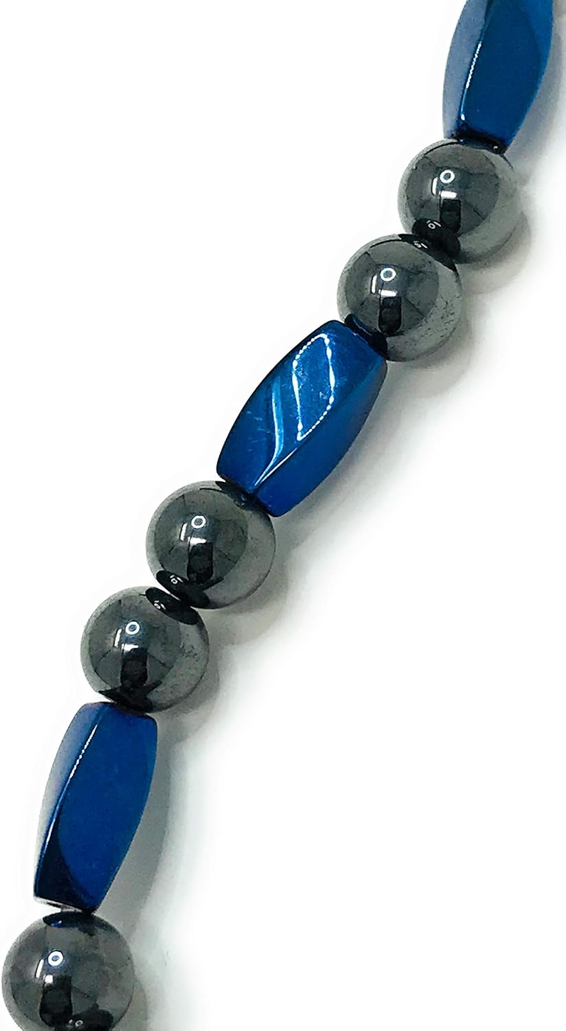 HIGHPOWER Magnetic Hematite Bracelet for Natural Pain Relief and Weight Loss (7.5 Inch): Health & Personal Care