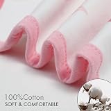 GLLQUEN BABY Baby Swaddle Wraps 0-3 Months Organic Cotton 3 Pack Flower view 4
