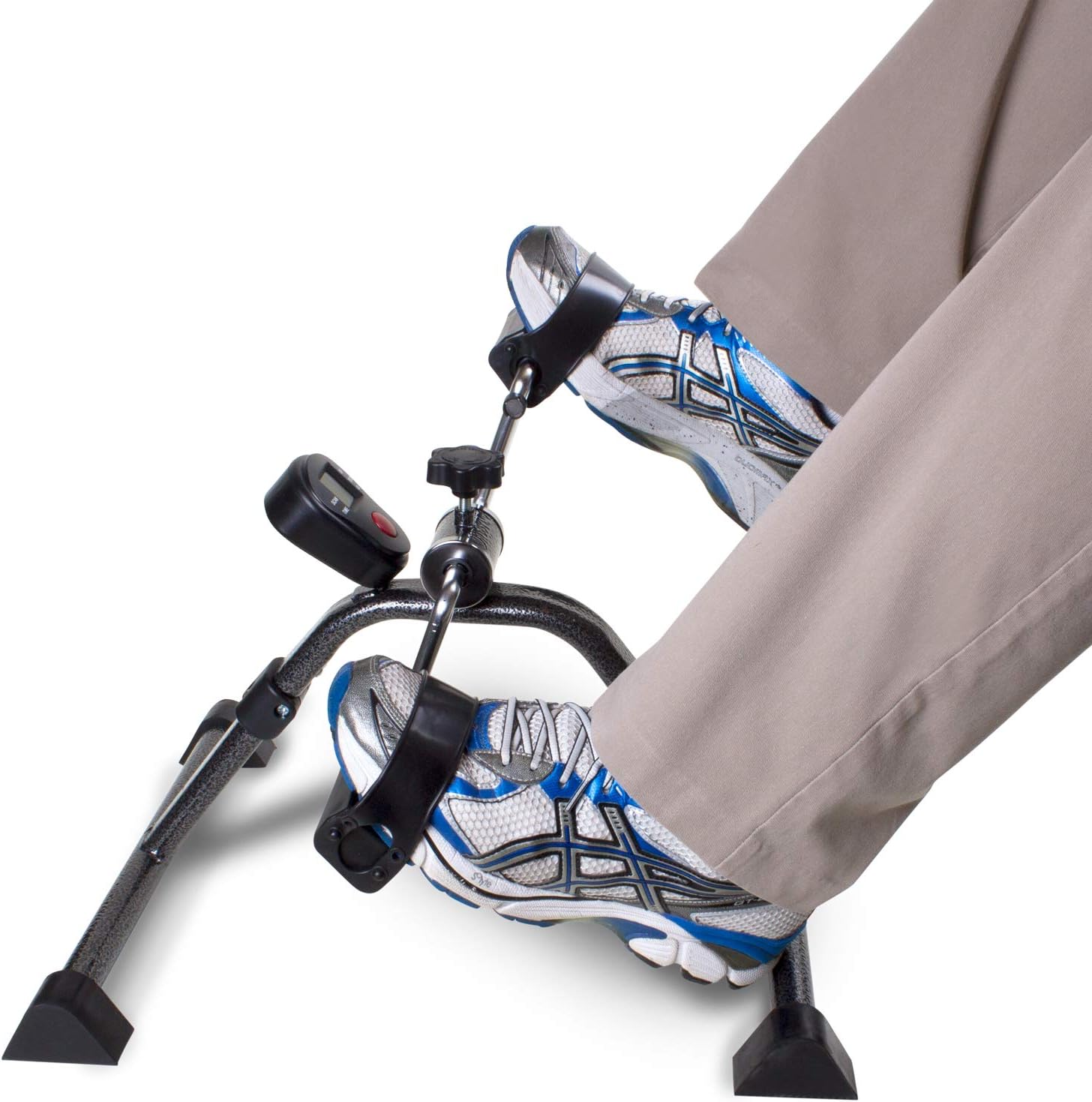 Carex Health Brands Foldable Under Desk Exercise Bike - Desk Bike with Digital Display for Arms and Legs - Great for Elderly, Seniors, Disabled or Office Use: Health & Personal Care