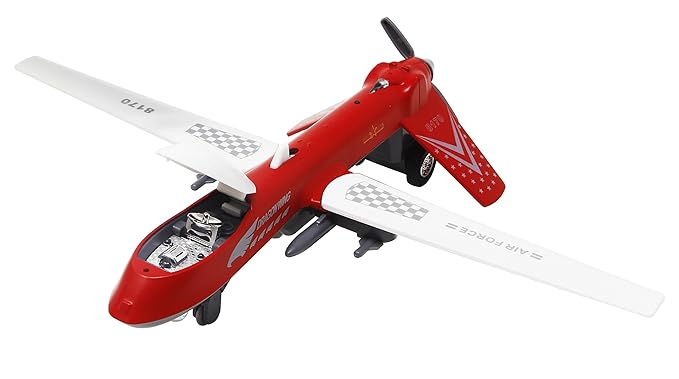 Fusine Sonic Dragon Wing Die Cast Metal Unmanned Combat Aircraft (Red)