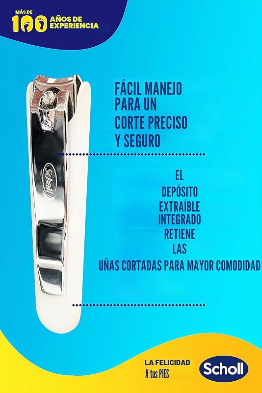 Scholl Coupe-Ongles - Pédicure pour les ongles durs et épais des orteils