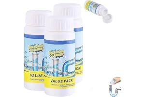 Drain Foam Cleanerm,Powerful Sink Foam Cleaner,Septic Safe Pipe and Odor Remover, Pipe Clog Remover,Powerful Pipe Dredging Ag