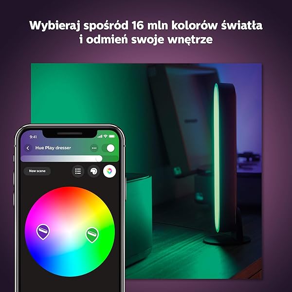 Philips Hue Play Barra de luz regulable compatible con Amazon Alexa Apple HomeKit y Google Home luz blanca y de colores requiere conexin a puente Hue negra Extensin