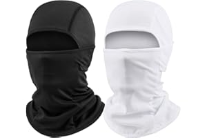 2 Pack Ski Mask for Men & Women, Balaclava Face Mask Full Head Mask Shiesty Mask for Football Motorcycle Sun UV Protection
