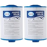 AmiBron PMAX50 Spa Filter, Compatible with PMAX50P4, PAS35P, FC-0300, 5CH-35, SD-00779, Replacement for Maax Spas of Canada, 1-1/2" Male Fine Thread 35 sq.ft. Hot Tub Filter 2 Pack