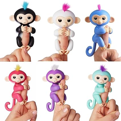 New Finger Baby Monkey Cute Pet Toys Interactive Fingertip Robot For Kids Electronic Interactive Schi Brettl Werkstatt Toys Hobbies