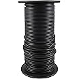 Cupped Waterfowl PVC Decoy Line, 200FT of Durable, Tangle-Free, Easy to Cut, PVC Decoy Cord, Black
