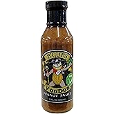 B'Cubs® Voodoo Peanut Sauce MILD Bold, Nutty, Sweet with a Touch of Spice, Versatile Dip, Drizzle, Marinade & Stir Fry 12oz Glass Bottle Texas Made