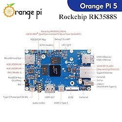 Orange Pi 5 16GB Rockchip RK3588S 8-Core 64 Bit