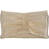 JNB Faux Leather Envelope Clutch Purse