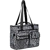 Gatycallaty Nurse Tote Bag for Women First Aid Organizer with Multi-Pockets, Healthcare Work Travel Essentials Nursing Gifts