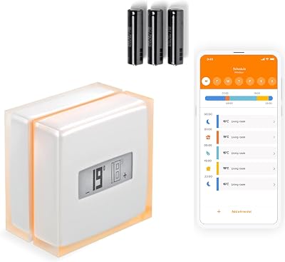Netatmo Smart Energy Saving Thermostat WiFi Remote App Control Boiler NTH01-AMZ