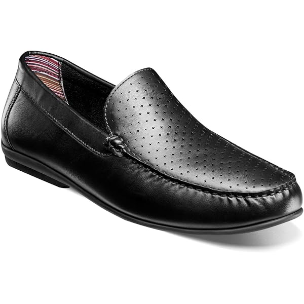 Stacy Adam Mens Size 9.5 Corby‎ Black Slip On Perforated Driving Loafers Shoes Stacy Adam‎ Mens Size 9.5 Corby Black Slip On Perforated  main image 4