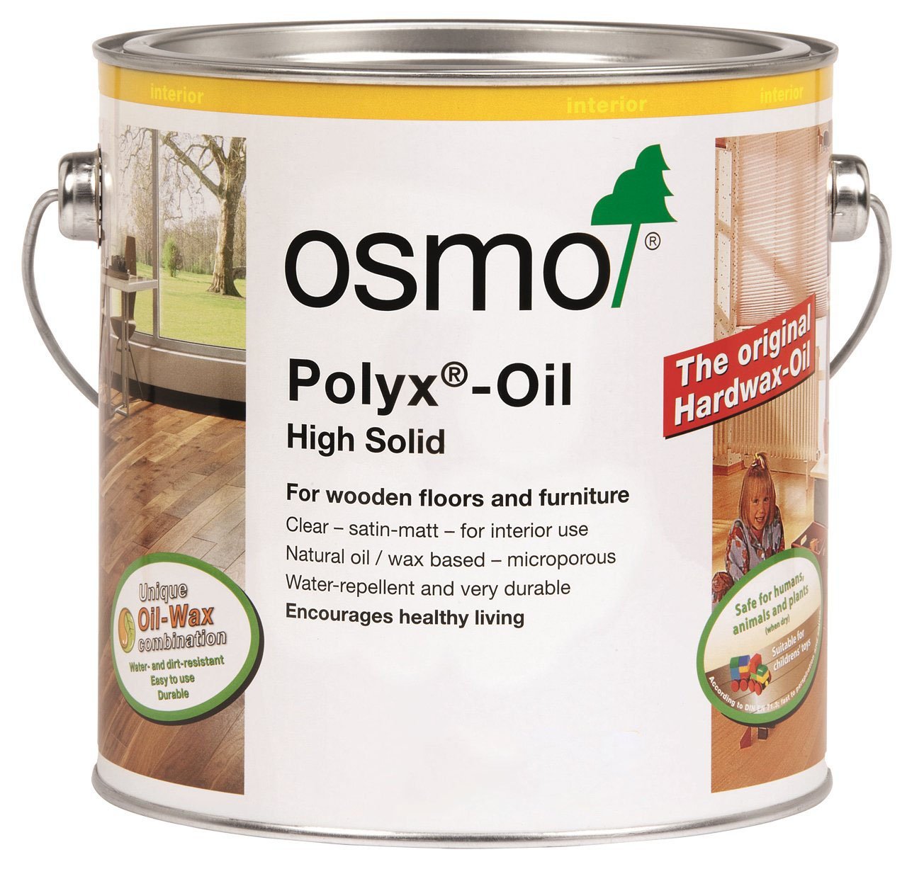 Osmo 3088D 2.5 Litre R9 Anti-Slip Polyx Hard Wax Oil - Clear
