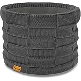 Vogium Kids Double-layer Knit Neck Warmer Gaiter | Thermal Fleece Face Cover for 6-14 Year Olds Boys Girls | Ski, Play