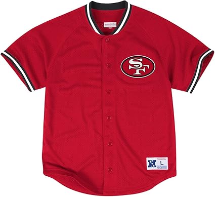 49ers button up jersey