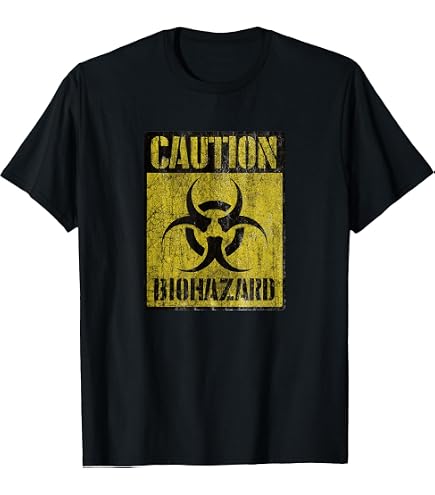 Amazon.com: Biohazard T-Shirt : Clothing, Shoes & Jewelry