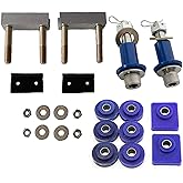 LisylineAuto For Peterbilt Hood Bushings Engine Hood Hinge Pivot Bolt and Mounting Bushing Kit for Peterbilt 378 379 Accessories,Replace 13-04154 &amp; 13-04164