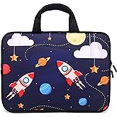 11" 11.6" 12" 12.1" 12.5" inch Laptop Carrying Bag Chromebook Case Notebook Ultrabook Bag Tablet Cover Neoprene Sleeve Fit Apple MacBook Air Samsung Google Acer HP DELL Lenovo Asus (Cool Rocket)