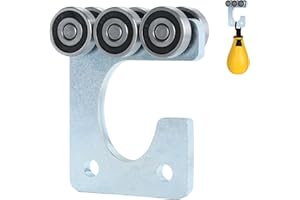 Fuperoo 6-Wheel Trolley Assembly Rollers.Strut Channel Rollers Trolley.for use with 1-5/8" Wide and All 1-5/8" or Taller Strut Channel.