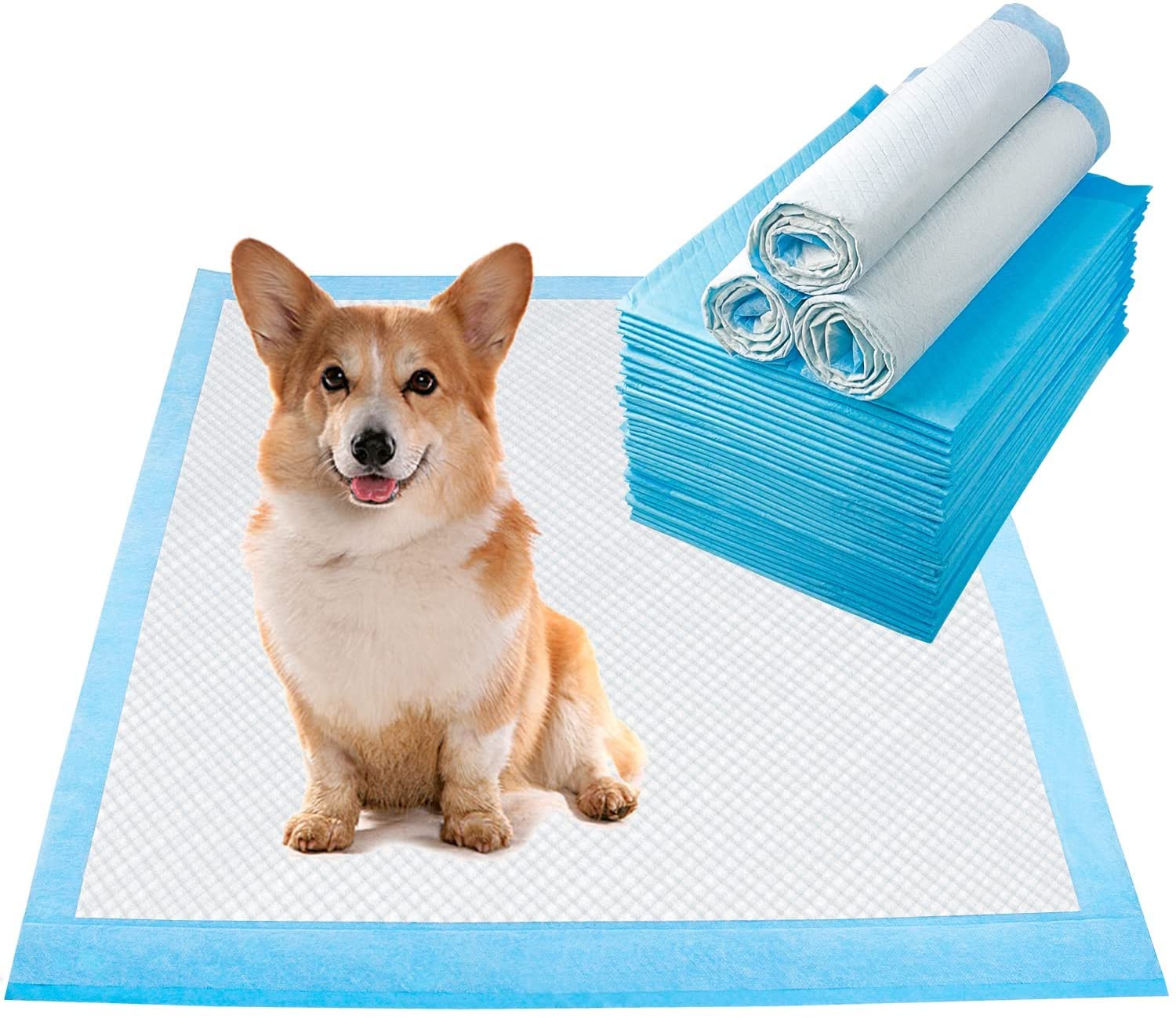 LONENESSL Medium Premium Disposable Training Pads - Super Absorbent, Leak-Free Dog Pee Pads (60x60cm, 50pcs)