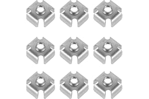 HOOWIFFY 50pcs Metal Threaded Insert Nuts for Tube Accessories with Secure Hold and Reinforce