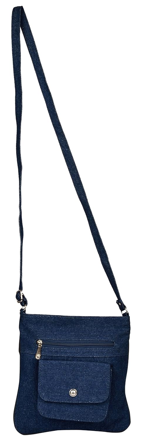 exotique women's sling bag (blue, cw00022bl)