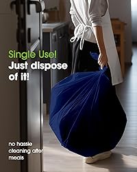 Pureegg Plastic Table Cloth Disposable 10 Pack, 54