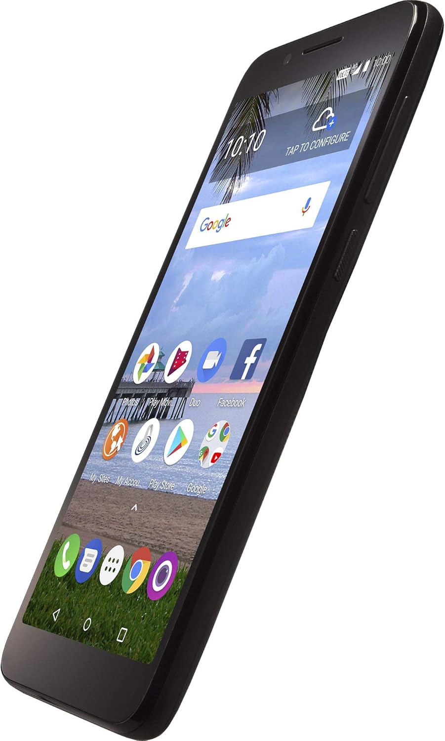 Total Wireless Carrier-Locked TCL LX 4G LTE Prepaid Smartphone - Black - 16GB - Sim Card Included - CDMA