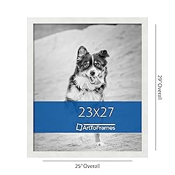 ArtToFrames 23x27 Inch White Picture Frame, This