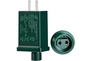 YUNVI 18WL29V LED Power Supply,UL Certification LED Transformer Replacement Class 2 Power Supply,IP44 Low Voltage Transformer US Christmas Tree Plug Adapter for Led String Lights