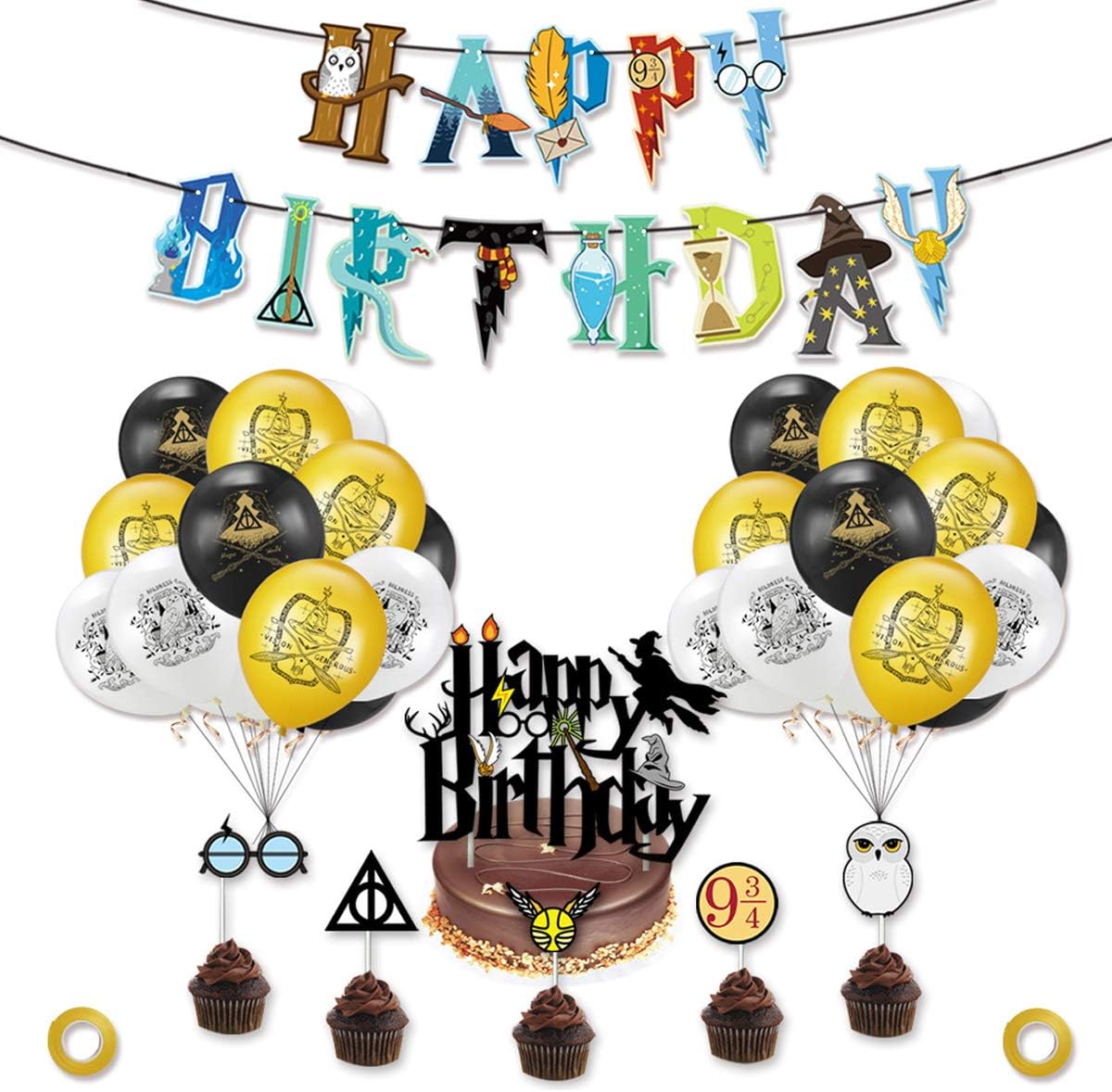 Harry Potter Birthday Party Supplies Set