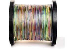 RIO Products Fly Line Backing - Multi Color Gel Spun - Smooth Braid for Fly Reels - 65LB Strength and 30LB Diameter - 100YD, 200YD, 300YD