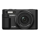 Yashica City 200 13MP 5K Ultra HD Digital Camera, Black | 10x optical zoom with 5K video and 13MP sensor for travel, photography and content creation
