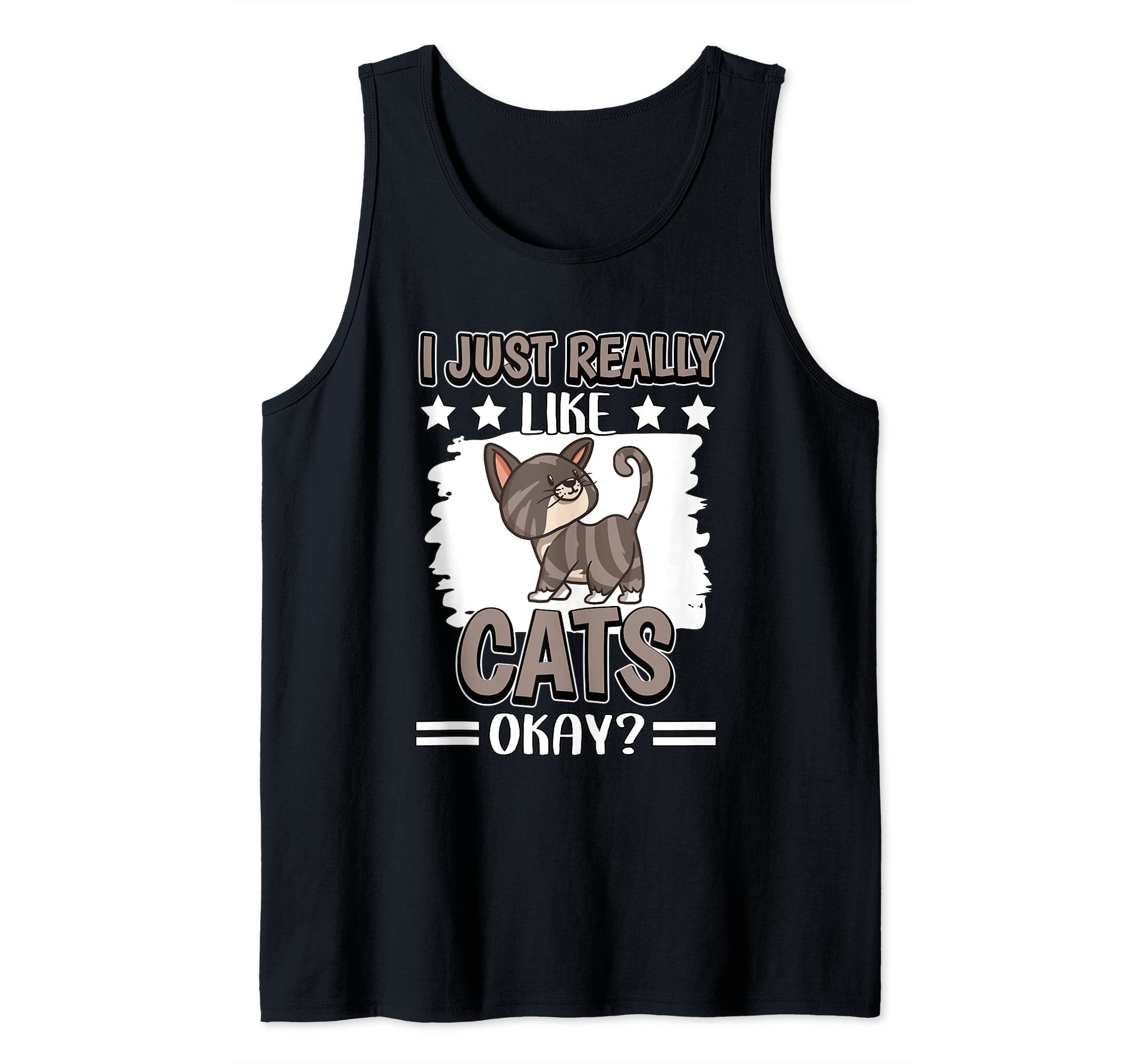I Just Really Like Cats Okay Cat Tank Top