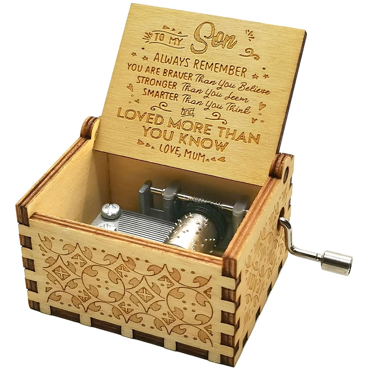 Micteney You are My Sunshine Music Box from Mum to Son,You are My Sunshine Music Box for Son,best Gift From Mum to Son (Mum to son)