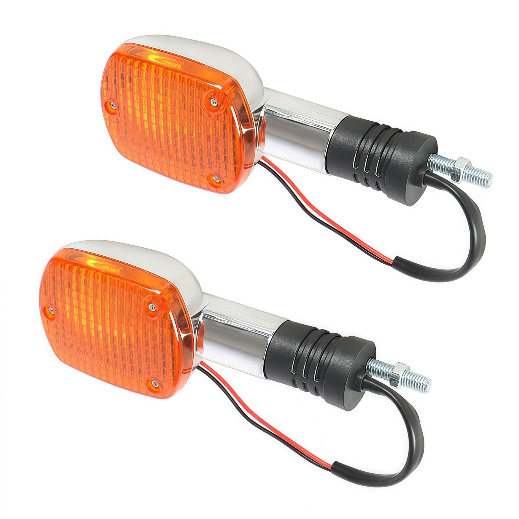 WFLNHB 2-Pack Motorcycle Turn Signal Lights - Replacement for Honda Shadow, VTX, Steed, Magna 250 400 750