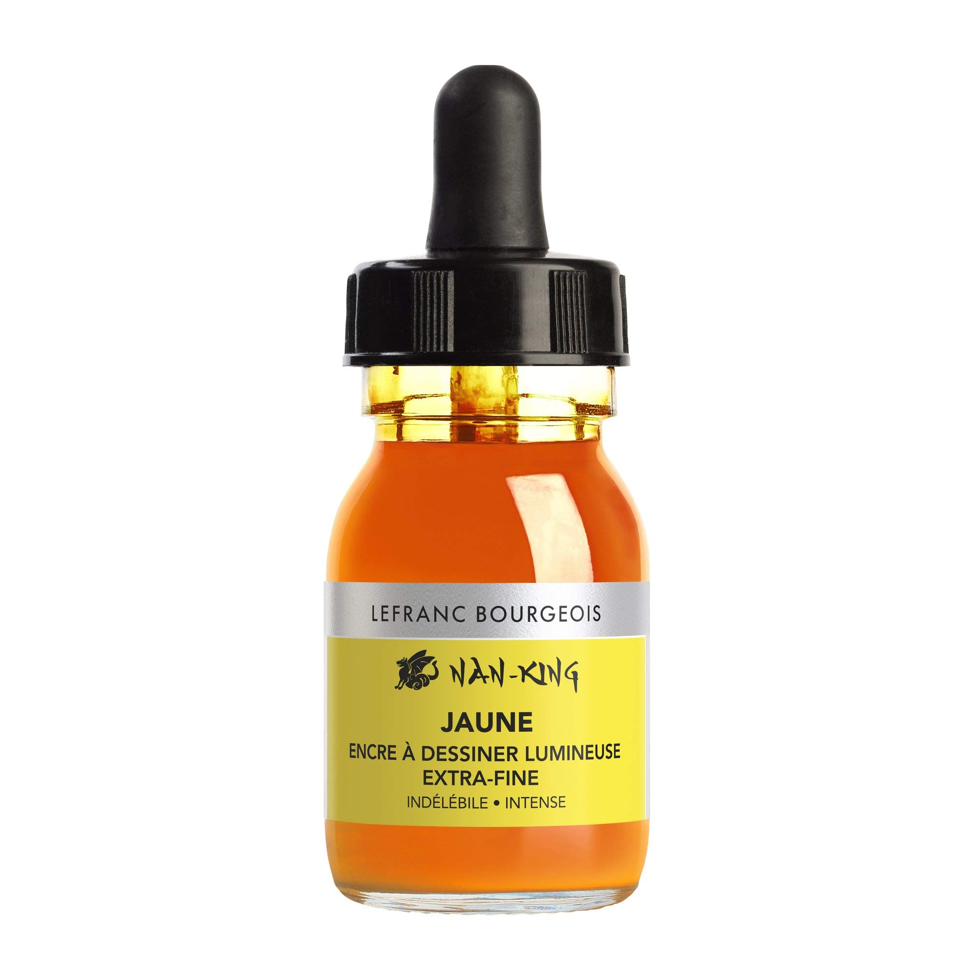 Lefranc & Bourgeois Nan King Calligraphy and Drawing Ink 30ml Flasche Yellow — image 1